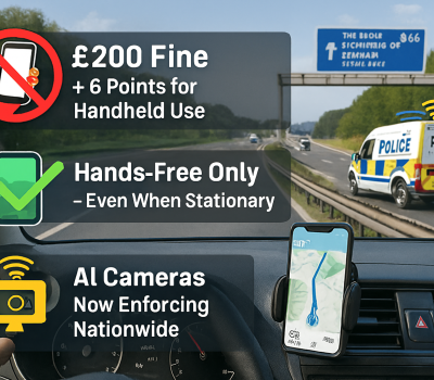 Read more about Mobile phone driving laws – what’s in the UK law? (2025 update)